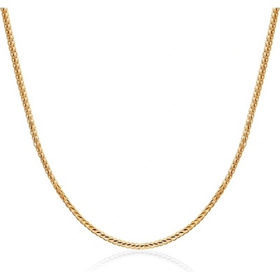 SAVICKI Синджирче Savicki 1, 20 мм: 585 двуцветно злато, лисича опашка