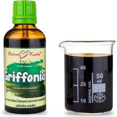 Bylinné kapky Pavlovy bylinné kapky Griffonia griffonie grifonie tinktura 50 ml