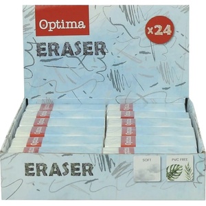 Optima Ластик OPTIMA с хартиен капак 60x22x12mm 100030 (100030)