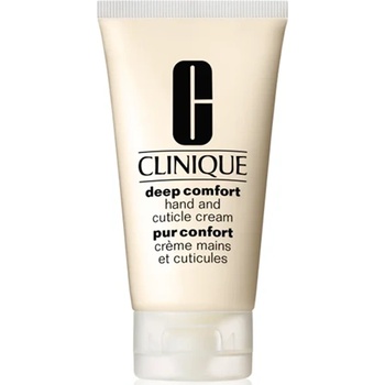 Clinique Deep Comfort Hand and Cuticle Cream дълбоко хидратиращ крем в дълбочина на ръцете, ноктите и кожичките унисекс 75 мл
