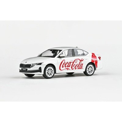 ABREX Škoda Octavia IV FL 2024 Coca-Colabílá 1:43