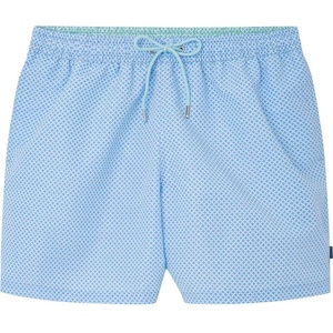 Hackett Бански гащета Hackett Grid swimming shorts - Blue (Summer Blue)