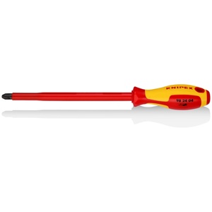 KNIPEX Отвертка PH 4, VDE 1000V жълто-червена ръкохватка 320мм, Knipex (K982404) - yavor-m