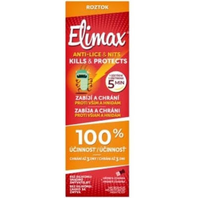 Elimax Ефективен разтвор 100ml + метален гребен