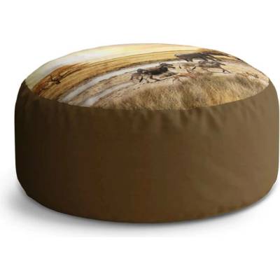 Sablio Taburet Circle Safari: 38x48 cm