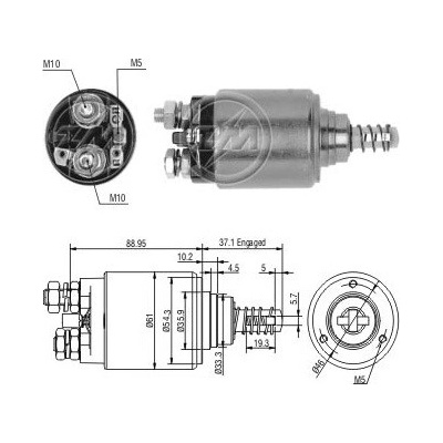 Spínač startéru Bosch 0001359081