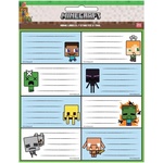 Minecraft Етикети за тетрадки Minecraft (16 броя) (775-70046) - homeshop