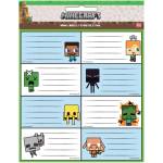 Minecraft Етикети за тетрадки Minecraft (16 броя) (775-70046)