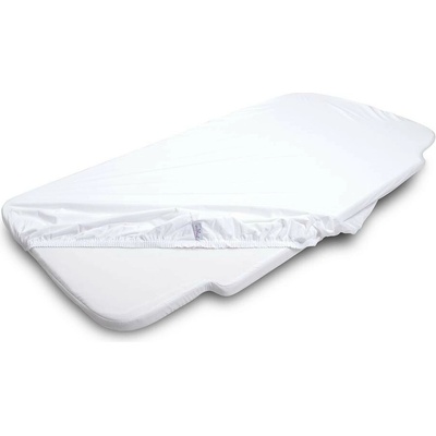 Babymatex Prostěradlo jersey s gumou Bílé 58x110x8