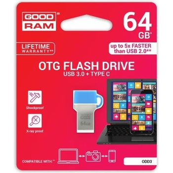 GOODRAM ODD3 64GB USB 3.0 ODD3-0640B0R11