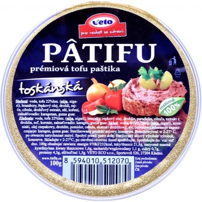 Veto Eco Patifu toskánská 100g