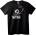 NOONEBRAND Тениска Скелет селфи - 6XL, Black