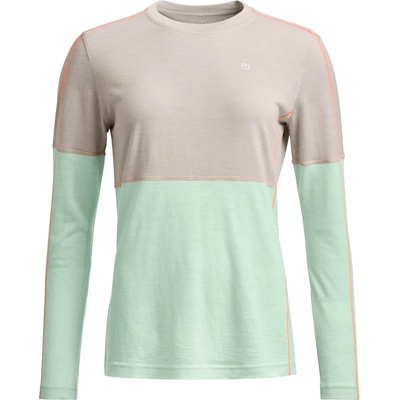 Ortovox Дамско мериносово термобельо Ortovox Women's 185 Rock'N'Wool Long Sleeve Merino base layer - White Tea - размер XS (115-1518-1111)