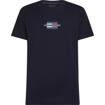 Tommy Hilfiger Тениска Tommy Hilfiger Men's Flag Box T-Shirt - Desert Sky