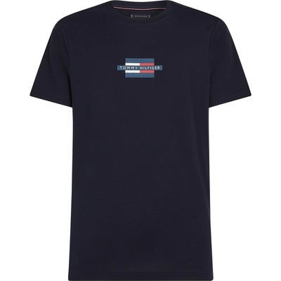Tommy Hilfiger Тениска Tommy Hilfiger Men's Flag Box T-Shirt - Desert Sky