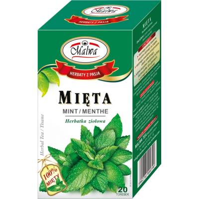 Malwa Bylinkový čaj Mäta 20 x 2 g