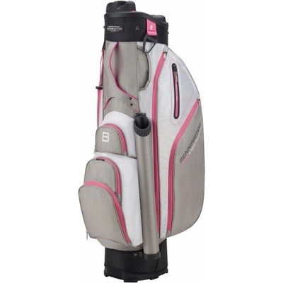 Bennington QO 9 Water Resistant Grey/White/Pink Чантa за голф