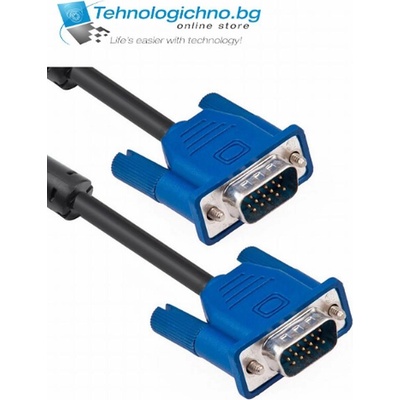 DeTech Кабел VGA M/M 15m (18114)