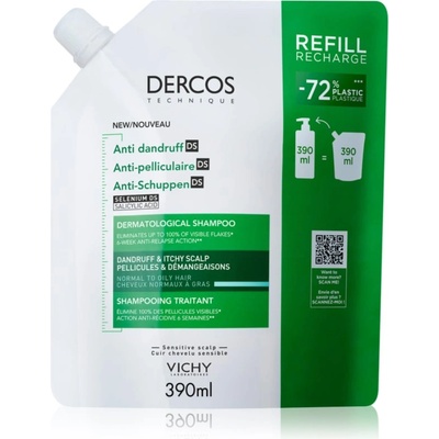 Vichy Dercos Anti-Dandruff шампоан против пърхот за нормална към омазняваща се коса 390ml