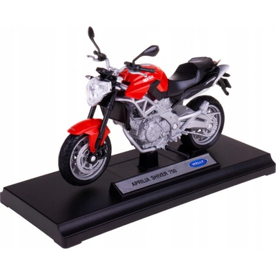 Welly 008690 Model motorky na podstavě Aprilia Shiver 750 1:18