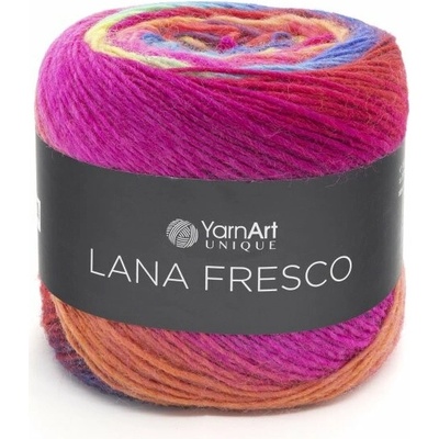 YarnArt Příze Lana Fresco - 8113 růžovo-barevný melír