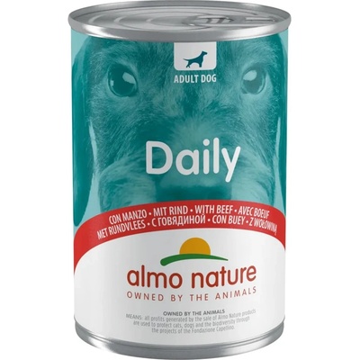 Almo Nature Daily Menu Adult s hovädzím 24 x 400 g