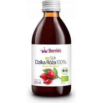 Berries BIO šťava z divokej ruže 100% 250 ml