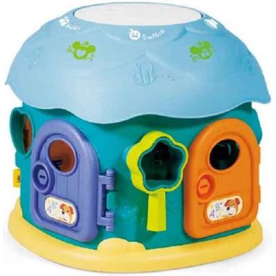 Moni Детски музикален сортер Moni - Гъба, синя (108382)