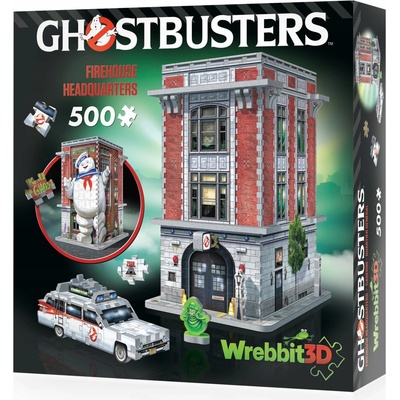 WREBBIT 3D puzzle Ghostbusters: Požiarna zbrojnica krotiteľov duchov 500 ks