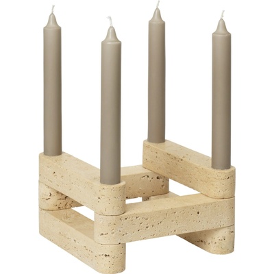 Ferm Living Modulárny svietnik Newel Travertine