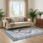 vidaXL Килим ORIZ Многоцветен 160 x 160 cm 100% полиестер (42050359)