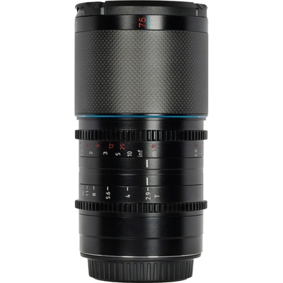 SIRUI 75mm T2.9 1.6x Carbon Fiber Full-frame Anamorphic L Mount (Blue Flare) Bajonet: L, Flare: Blue