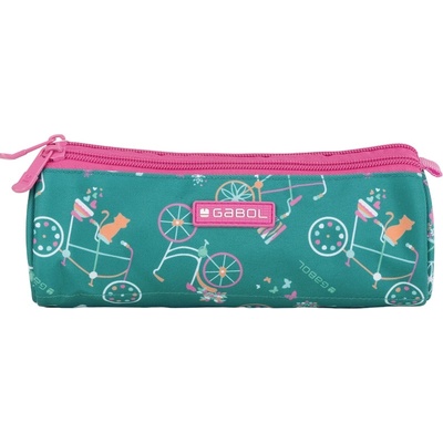 Gabol Правоъгълен ученически несесер Gabol Fiori - С 3 отделения (23420904)