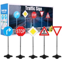 Inlea4Fun TRAFFIC SIGN Detské dopravné značky 81 cm
