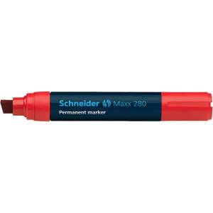 Schneider Алкохолен маркер, 4-12 мм, изрязан, SCHNEIDER "Maxx 280", червен 128002 (128002)