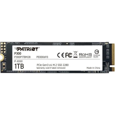 Patriot P300 1TB M.2 PCIe (P300P1TBM28)