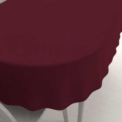 Biante Veľký oválny obrus BKU-115 Burgundský vínový 180x240cm