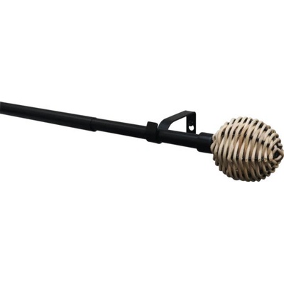 Roztiahnuteľná súprava 16/19 mm Theta čierna mat, 120 - 210 cm