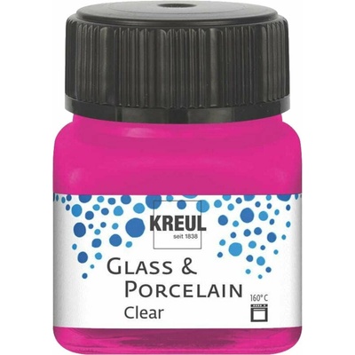 Kreul Clear Боя за стъкло и порцелан Pink 20 ml 1 бр (16210)