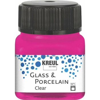 Kreul Clear Боя за стъкло и порцелан Pink 20 ml 1 бр (16210)