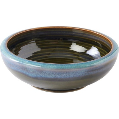 MIJ Jídelní mísa BLUE & GREEN keramika modrá 17 cm 500 ml