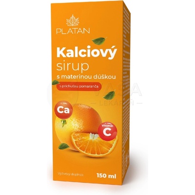 Platan Kalciový sirup s mat. dúškou 150 ml