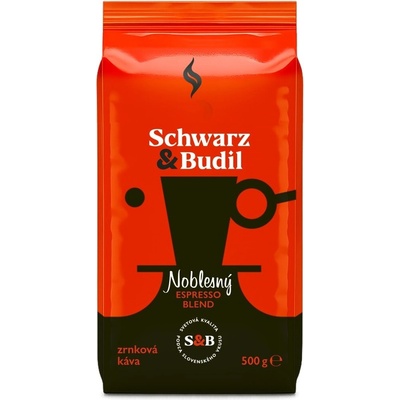 Schwarz Budil Káva zrnková 500 g