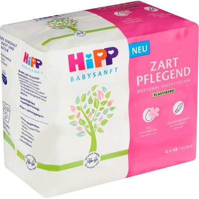 HiPP BabySANFT Soft & Pur vlhčené obrúsky 4 x 48 ks