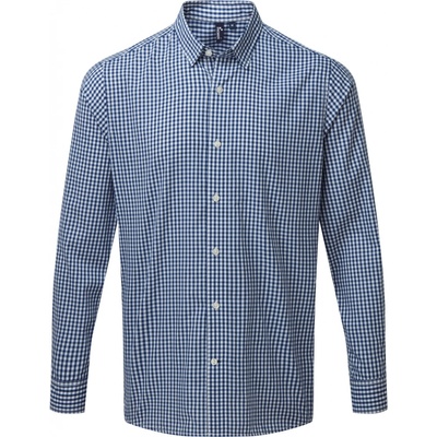Premier Workwear pánska košeľa s dlhým rukávom PR252 navy