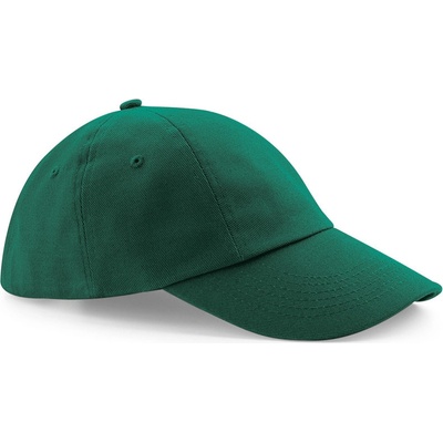 Beechfield B 58 6 panelová nízkoprofilová COT53005854099-bottle gree Zelená lahvově