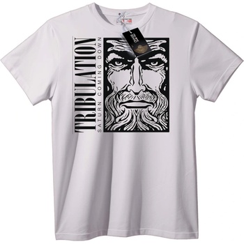 NOONEBRAND Тениска Tribulation с Мистично Лице - 2XL, White