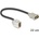 Delock Модул Delock Keystone HDMI гайка с HDMI гайка 250 кабел