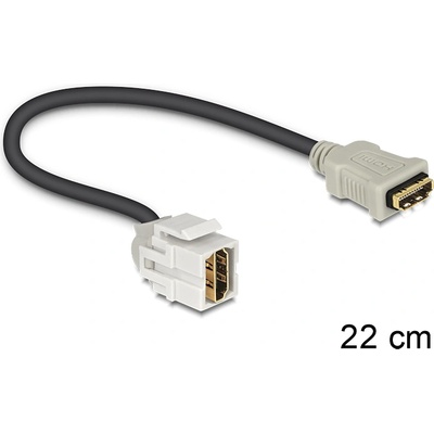 Delock Модул Delock Keystone HDMI гайка с HDMI гайка 250 кабел