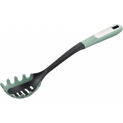KESPER Naběračka na těstoviny se silikonovým okrajem 34,5 cm, zelená